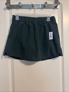 Old Navy Dark Green Athletic Skort with Pockets